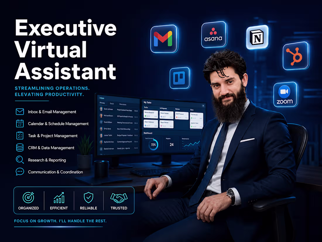 Cover image for Executive Virtual Assistant for Founders & Operators