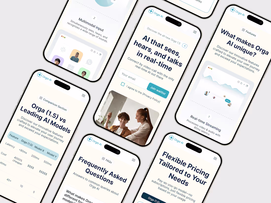 Cover image for Orga AI Website Design