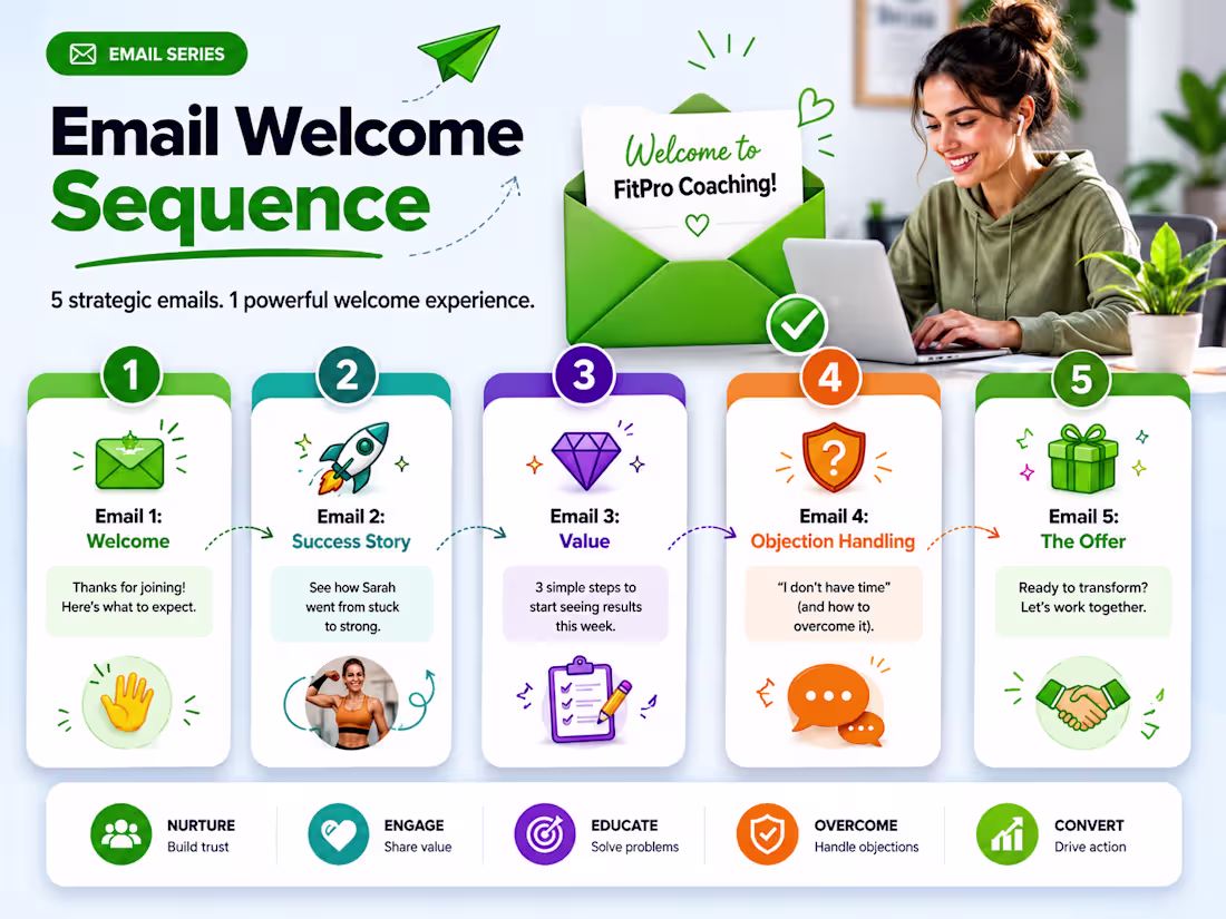 Cover image for Email Welcome Sequence for FitPro