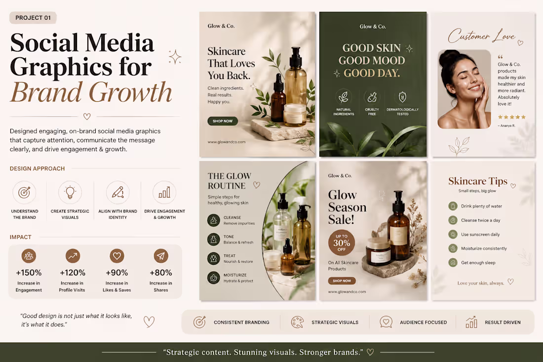 Cover image for Social Media Graphics for Brand
