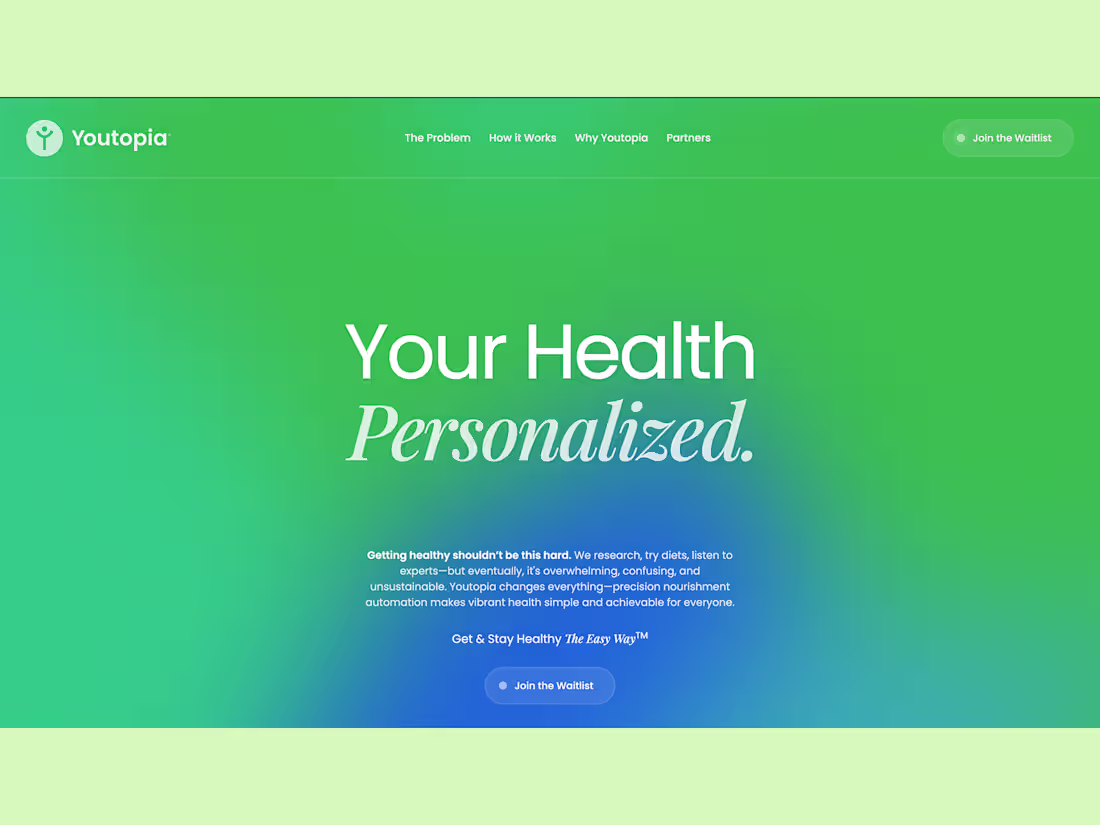 Cover image for Youtopia: Figma to Webflow Project