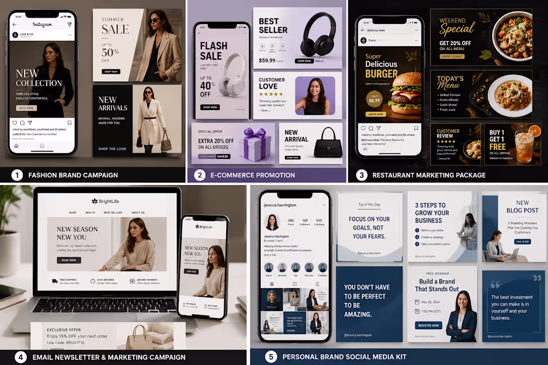 Cover image for A multi-industry Canva design portfolio
