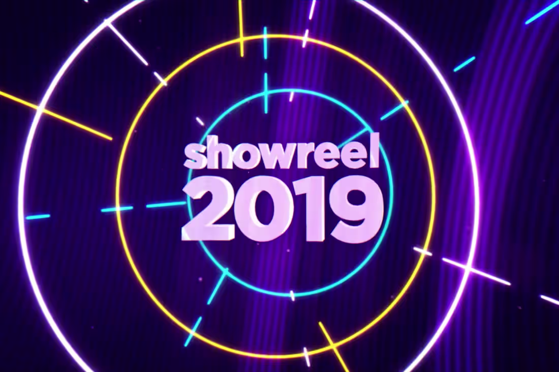 Cover image for My 2019 showreel