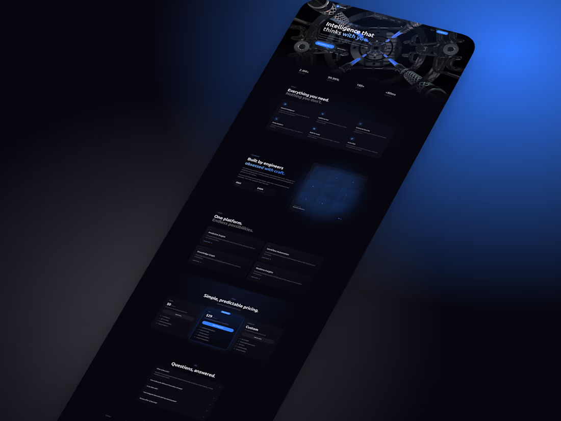 Cover image for Neurolie AI SaaS Landing Page