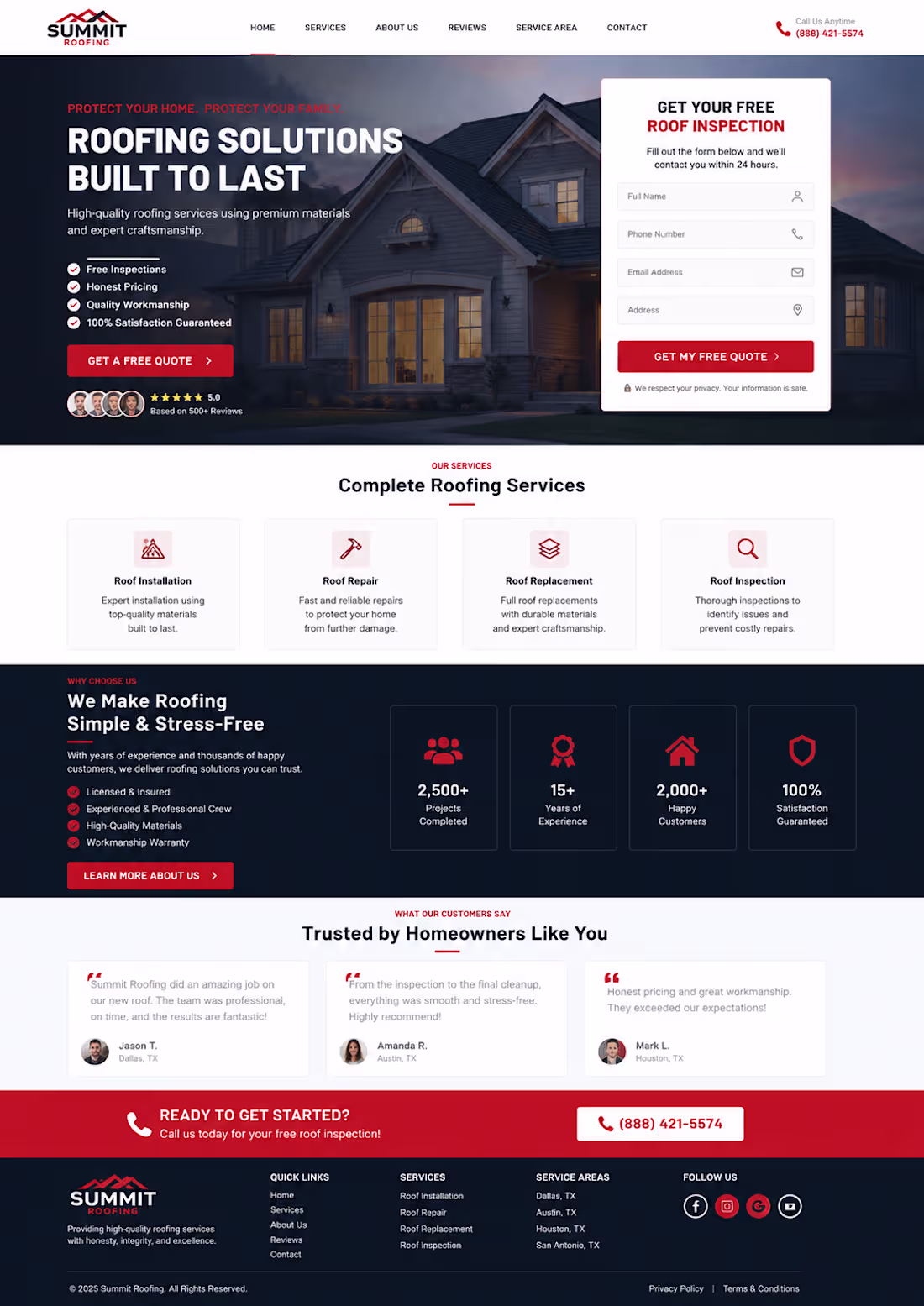 Cover image for Premium landing page built specifically