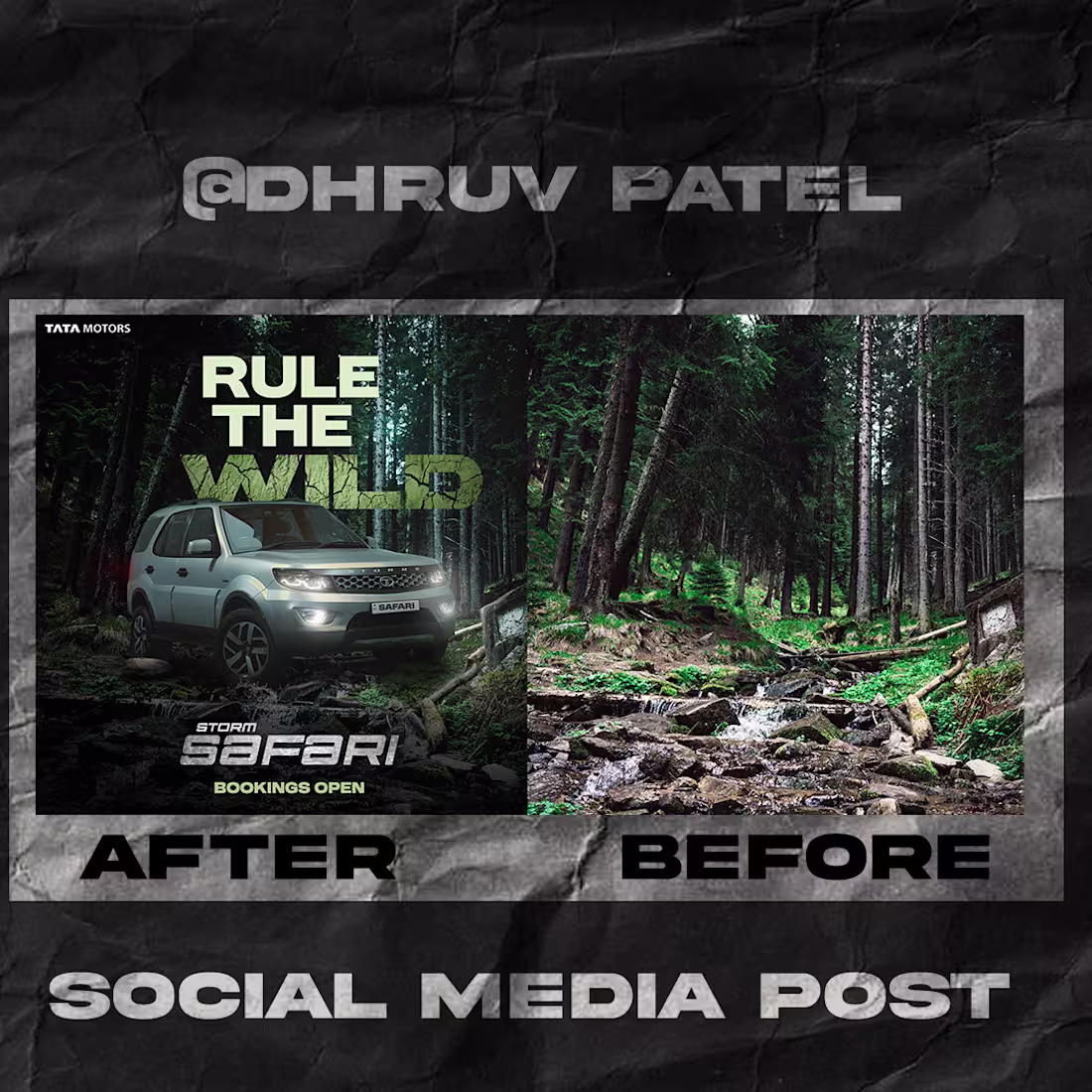 Cover image for Tata Safari | Matte Painting