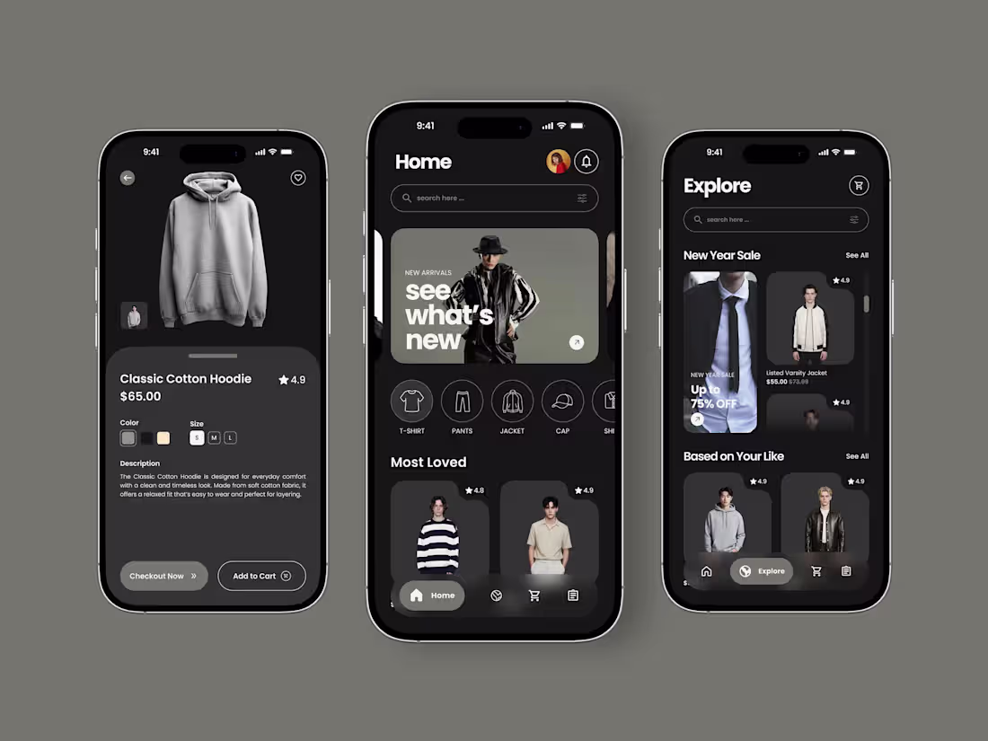 Cover image for Developed a modern e-commerce mobile