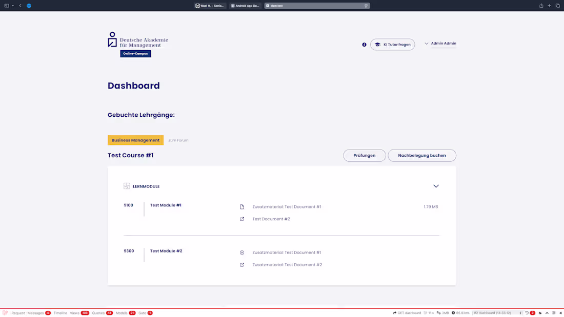 Cover image for DAM – Educational Institution Management