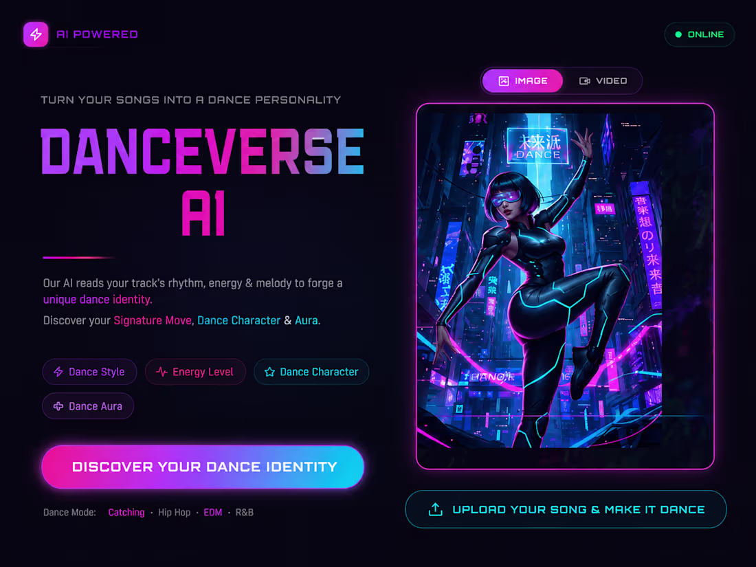 Cover image for Explore DanceVerse AI: Innovating Song Dance Personalities