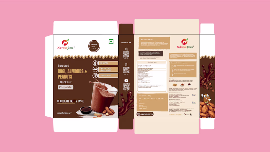 Cover image for Packaging Redesign for Nutribud Foods :: Behance