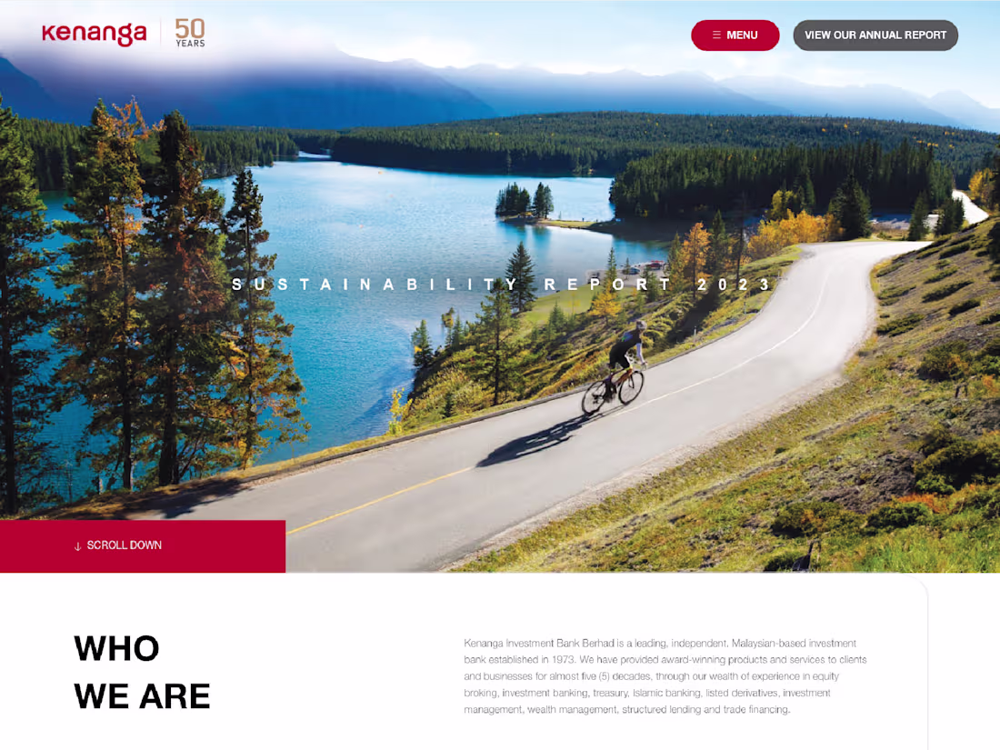 Cover image for Kenanga IB Annual Report Website 2023