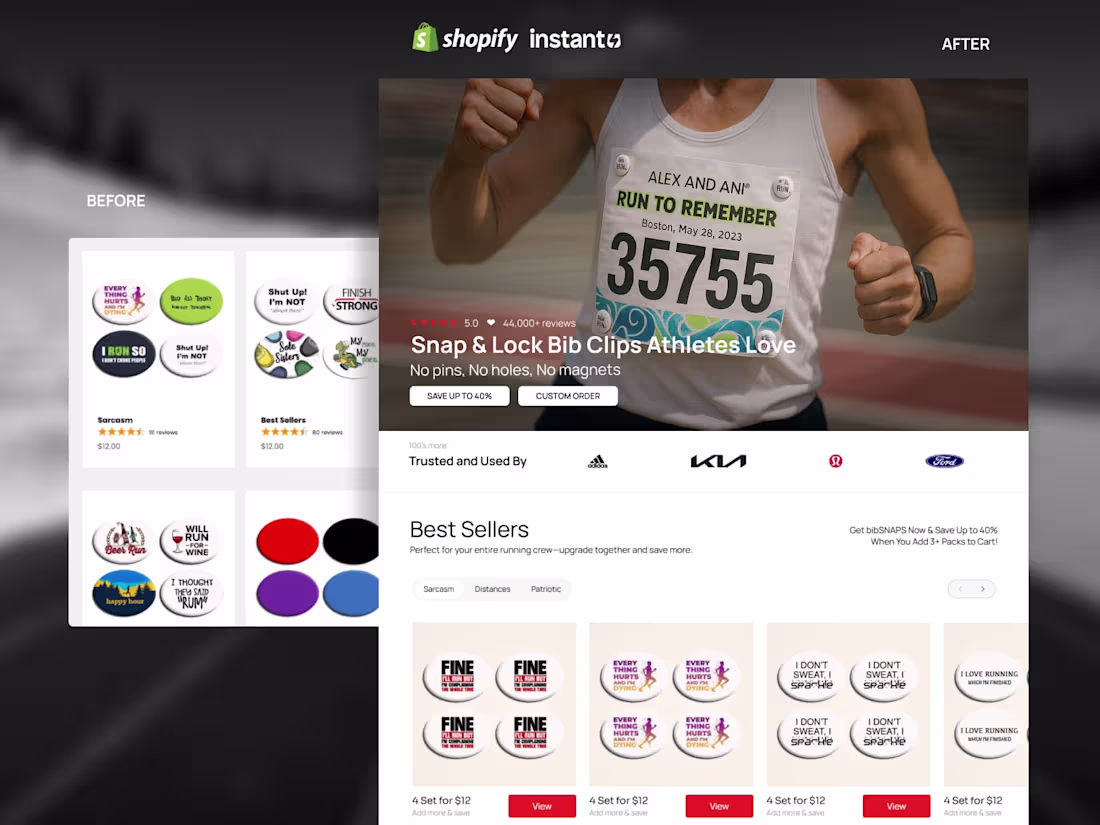 Cover image for Athletic Brand Shopify Store Rebuild & Redesign Project