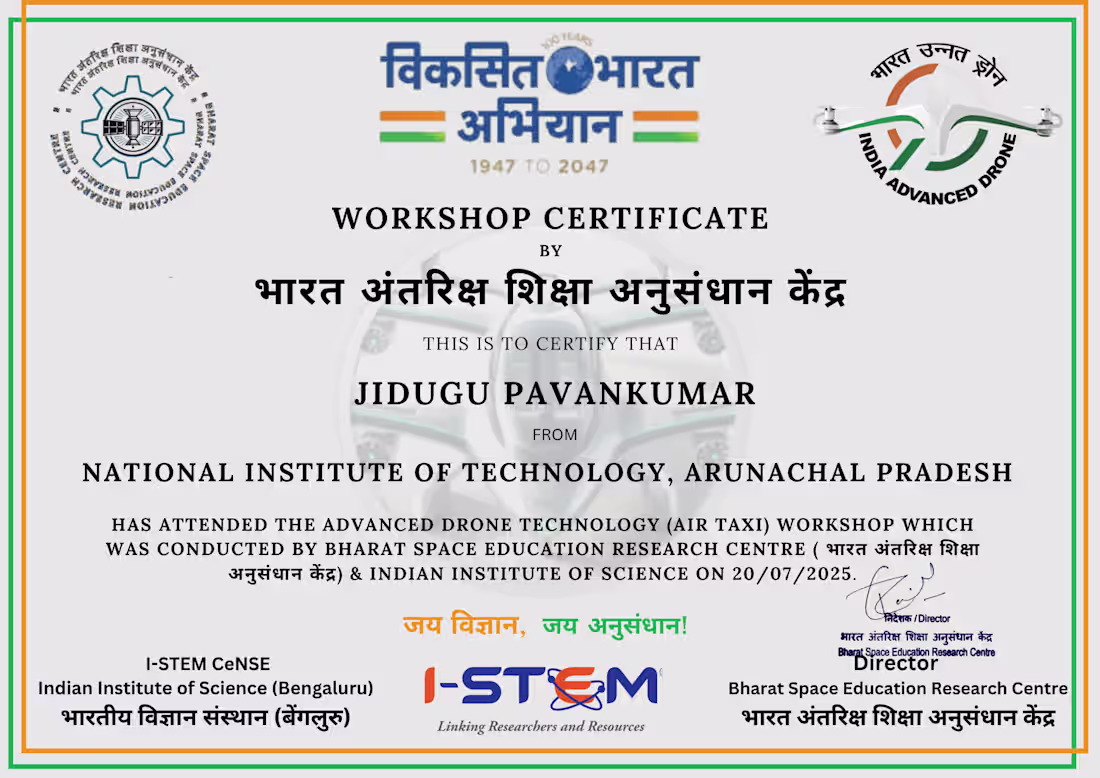 Cover image for Successfully completed a workshop on