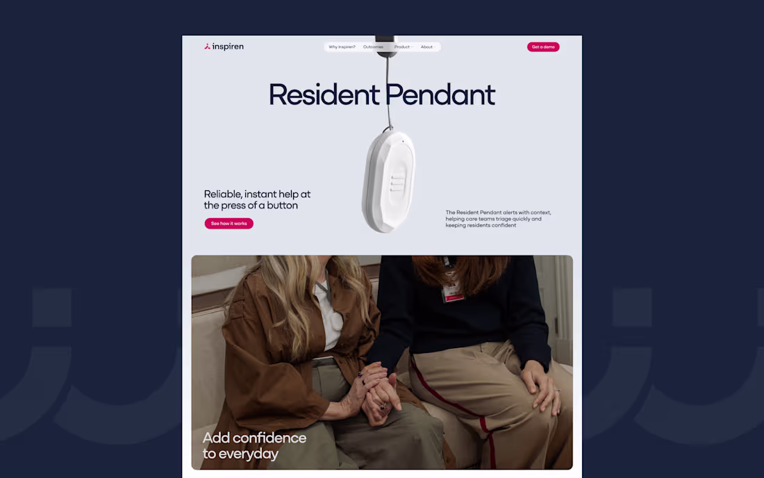 Cover image for Inspiren - Webflow Site for