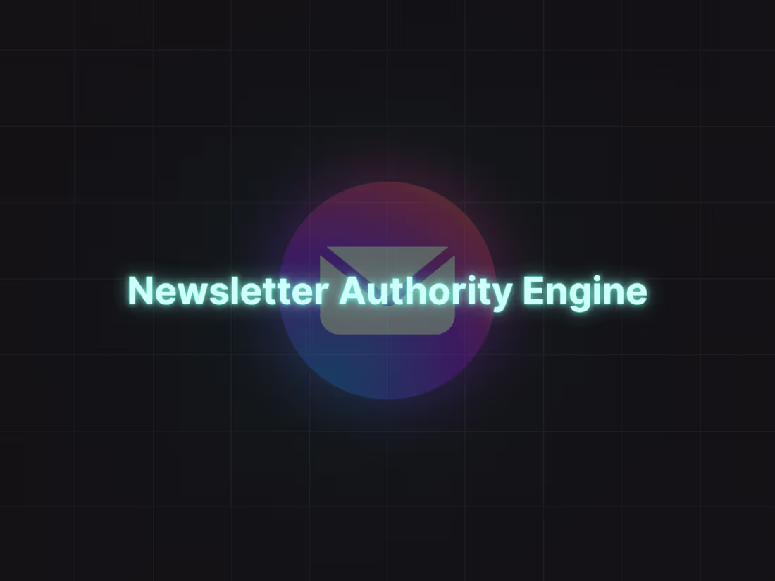 Cover image for Newsletter Authority Engine