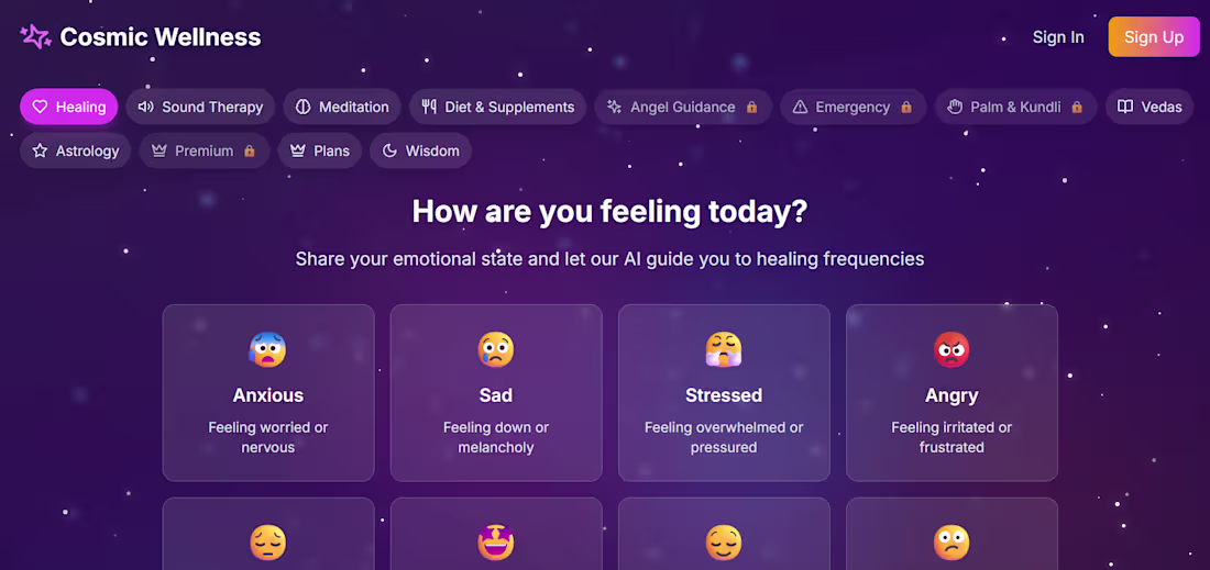 Cover image for AI-Powered Astrology and Vegan Diet App
