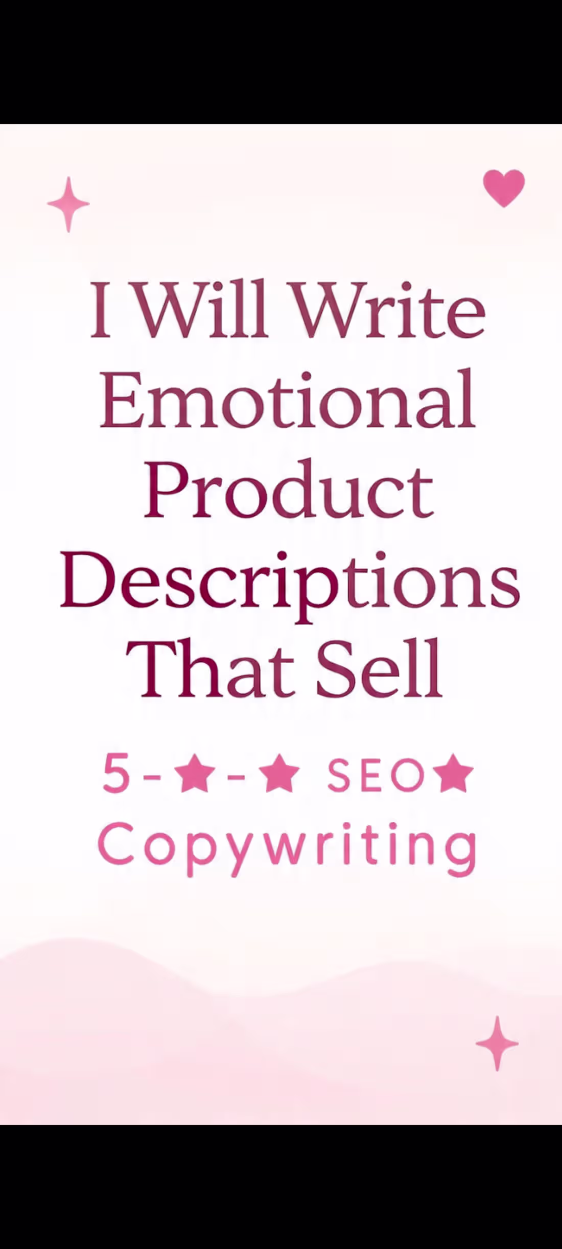 Cover image for I write product descriptions that