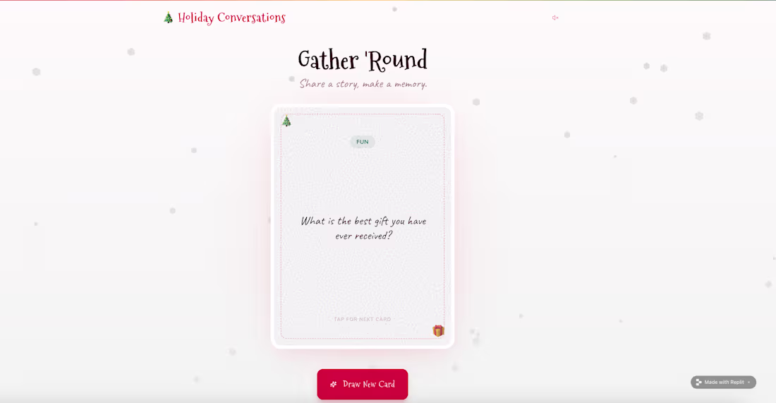 Cover image for I made a small holiday app to make family gatherings more li...