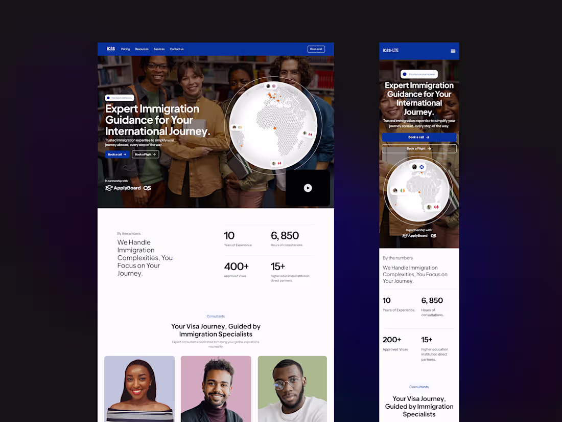 Cover image for ICAS WEBSITE REDESIGN