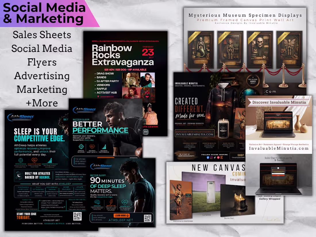 Cover image for Designed marketing assets for ecommerce