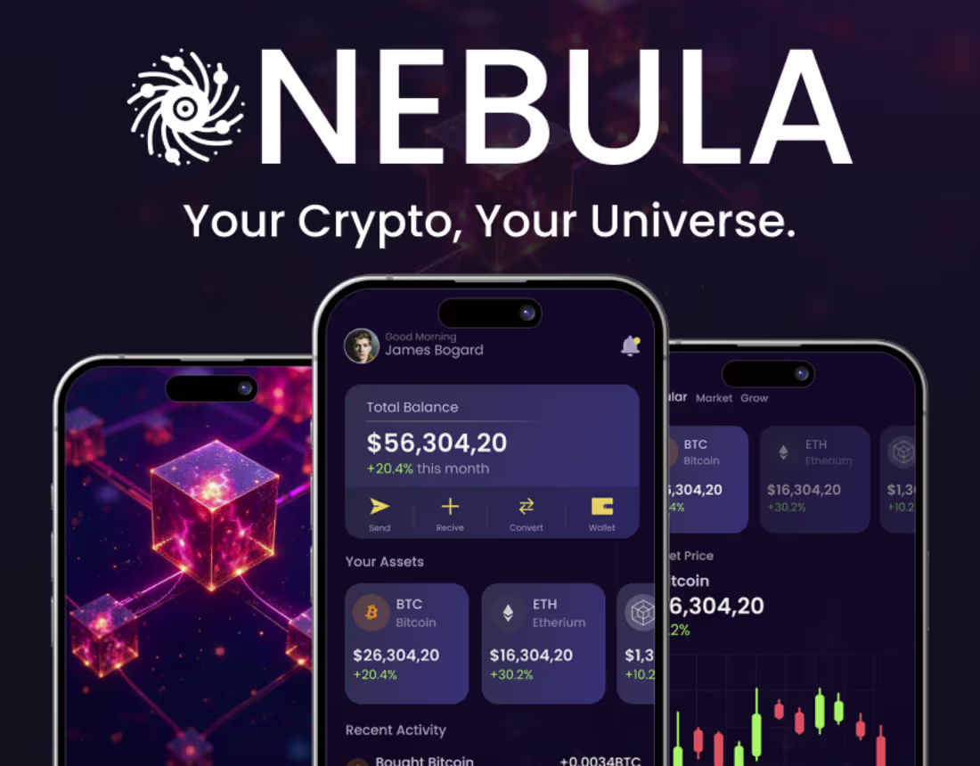 Cover image for Nebula Crypto Wallet Mobile App