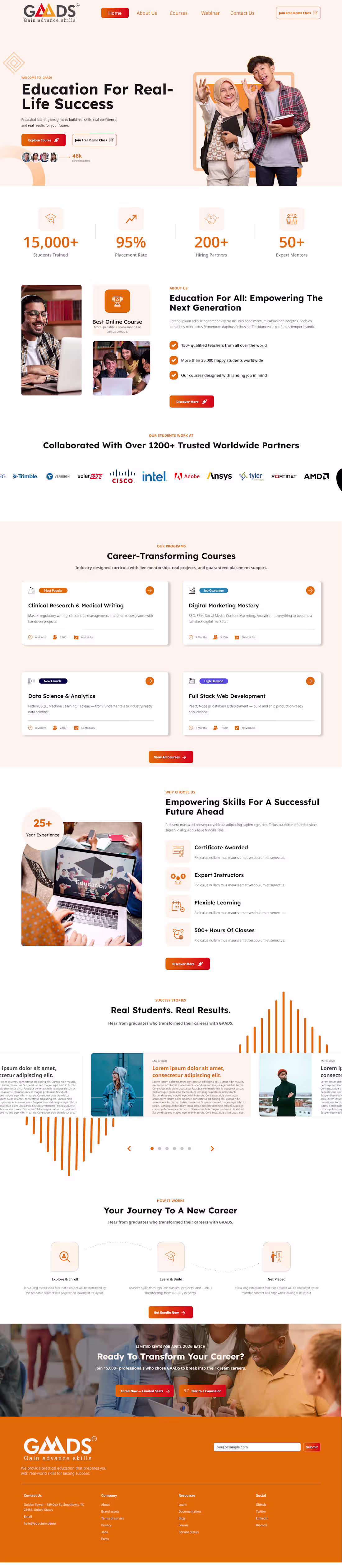 Cover image for GAADS  landing page study