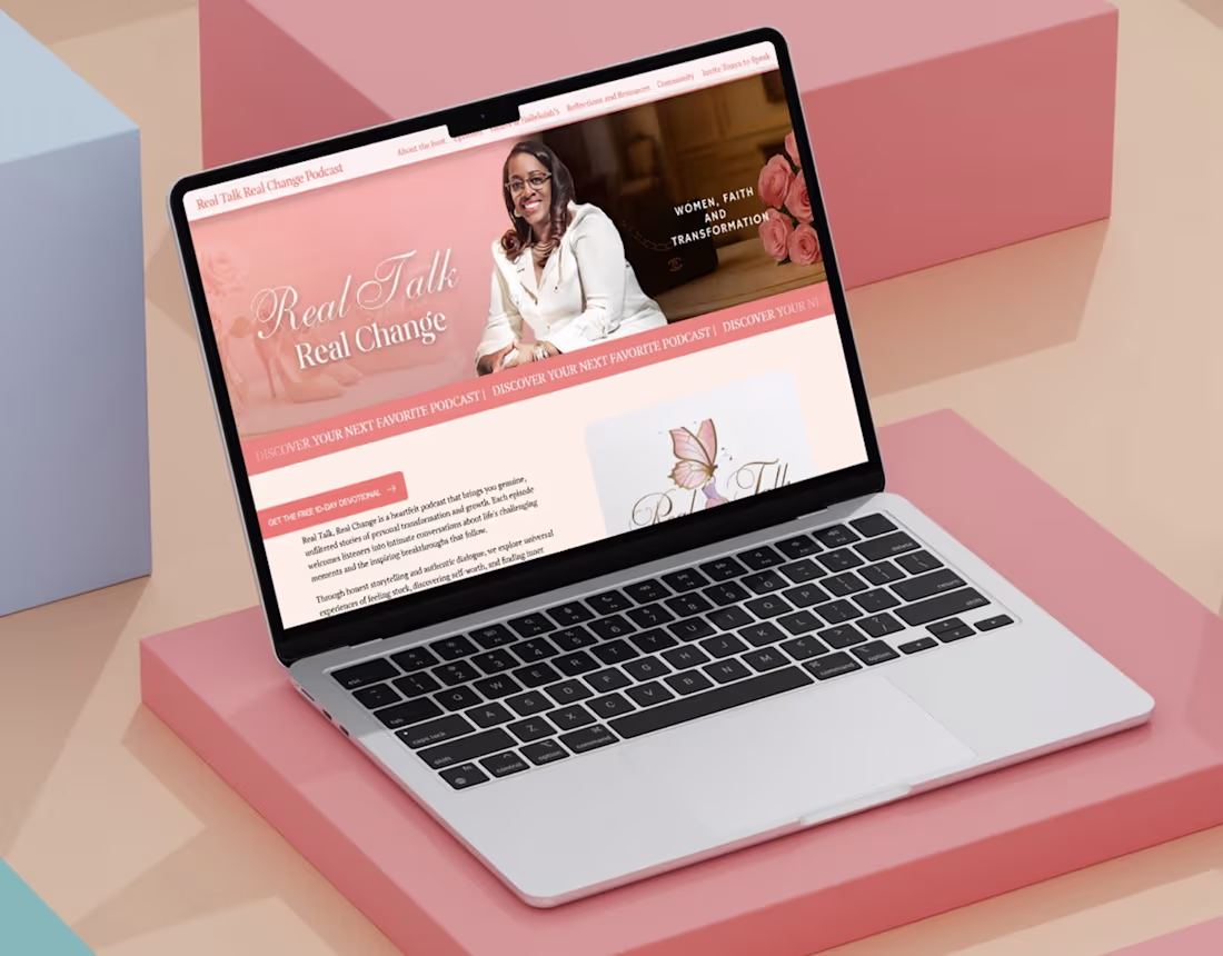 Cover image for RTRC Podcast| Faith-based Squarespace Website Design