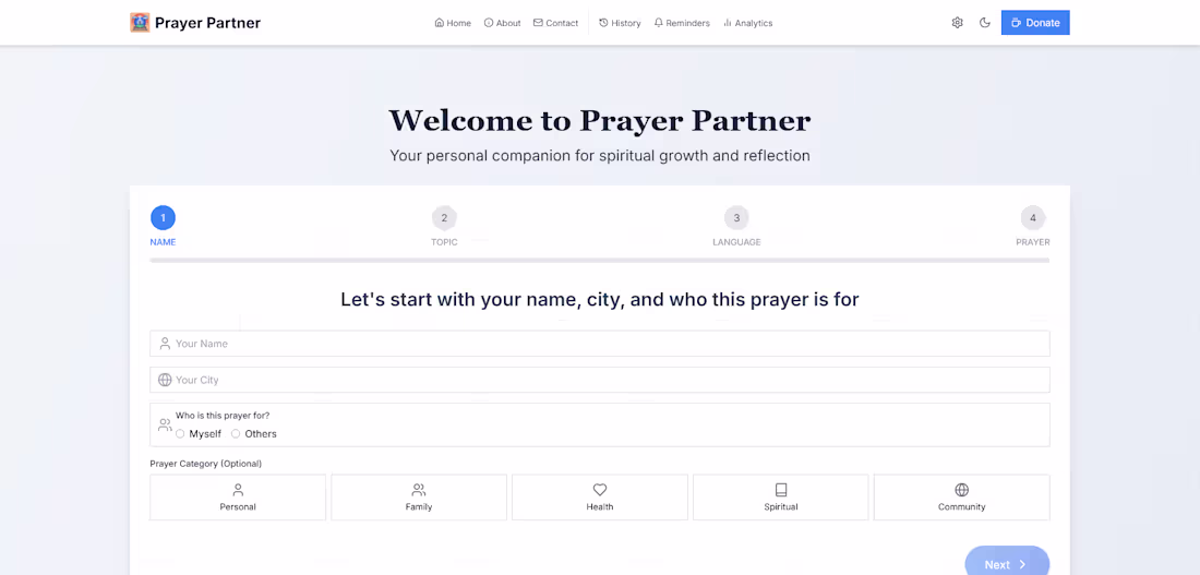 Cover image for Prayer Partner