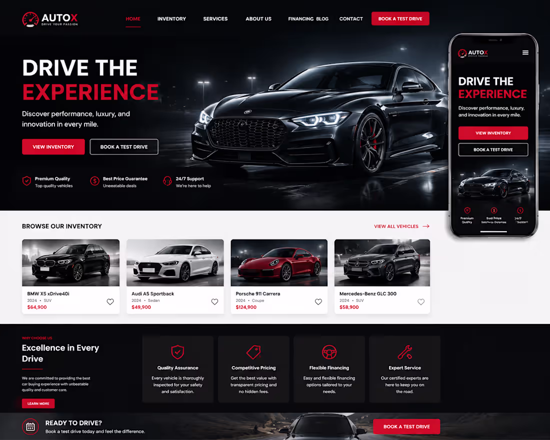 Cover image for A modern car dealership platform