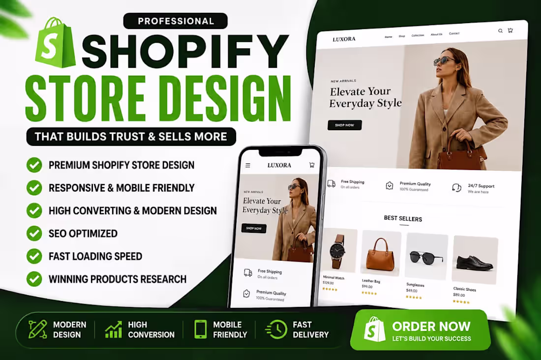 Cover image for I specialize in Shopify store