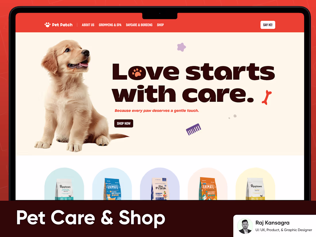 Cover image for Pet Patch - Pet Care Website