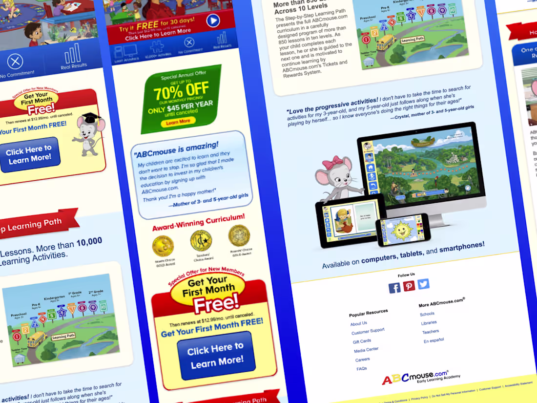 Cover image for ABCmouse Website