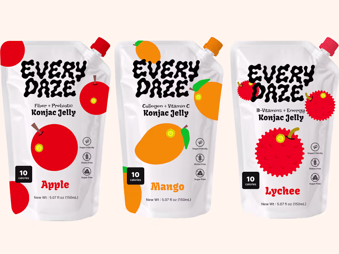 Cover image for Everydaze — Konjac Jelly Packaging Redesign