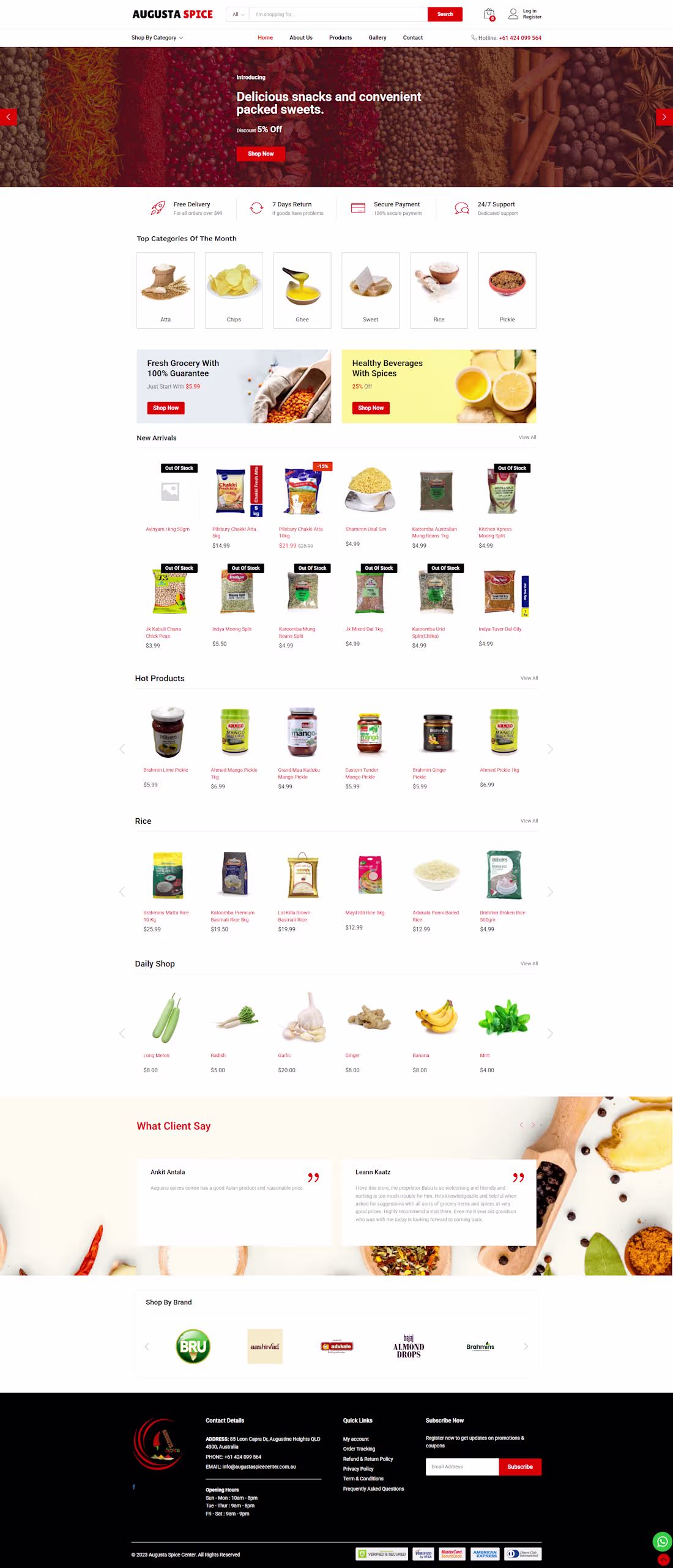 Cover image for Authentic Indian Grocery & Spice