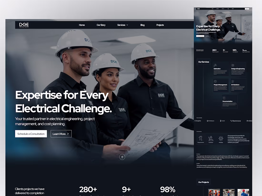 Cover image for DGE Website Redesign