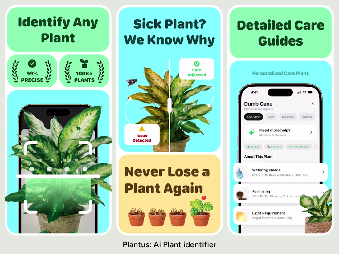 Cover image for Plantus: Ai Plant identifier App
