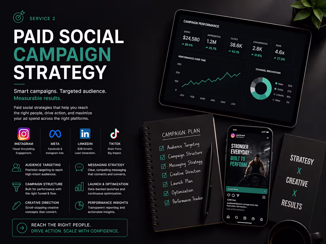 Cover image for Paid Social Campaign Strategy