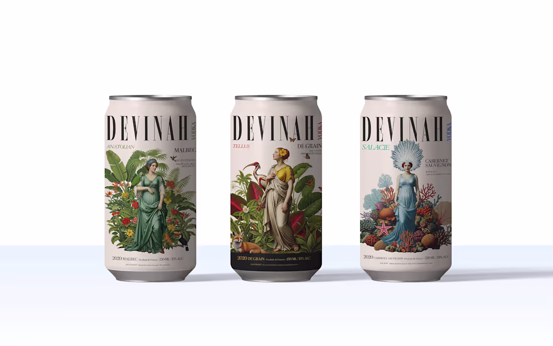 Cover image for Devinah - Vodka packadging