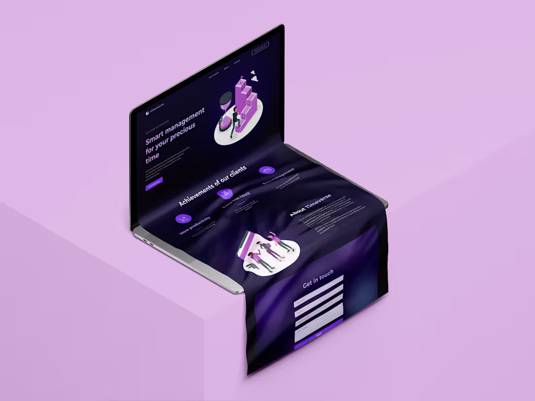 Cover image for Timeverse :: Landing page