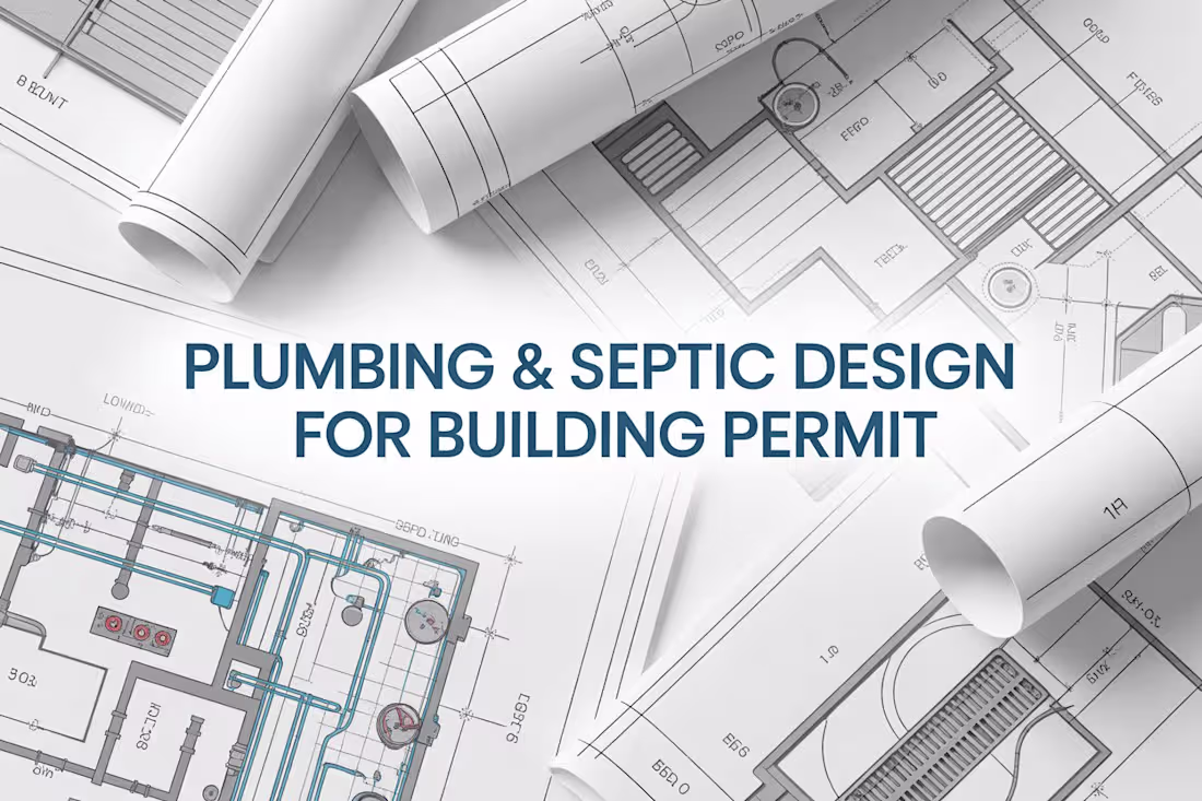 Cover image for I will design plumbing water supply, drainage system, septic...