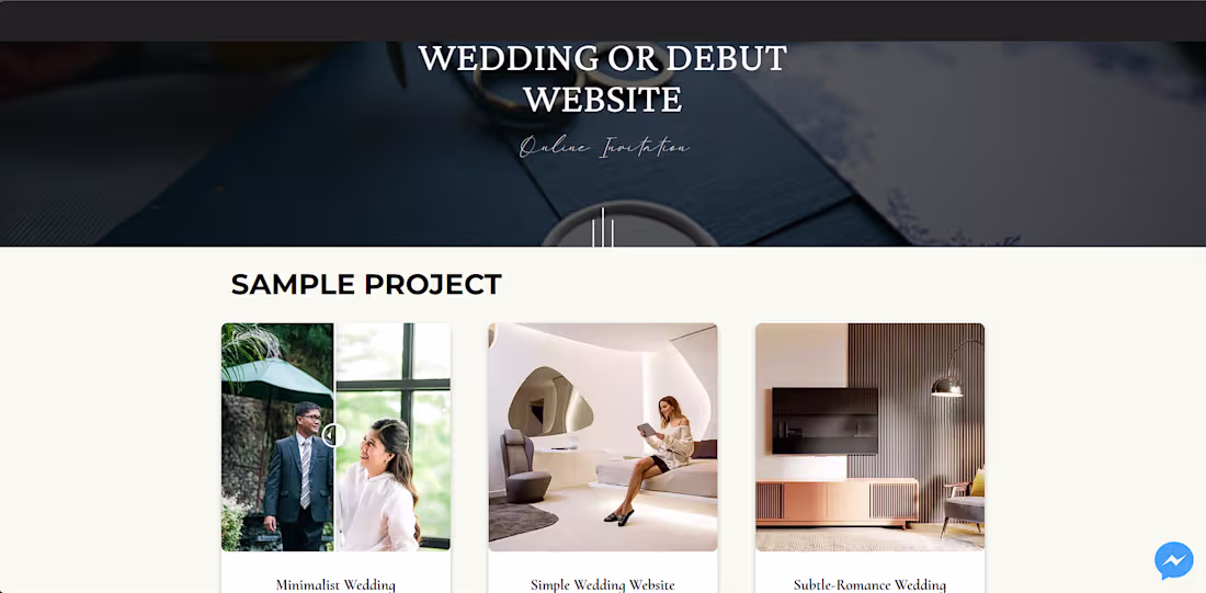Cover image for Online Wedding Invitation