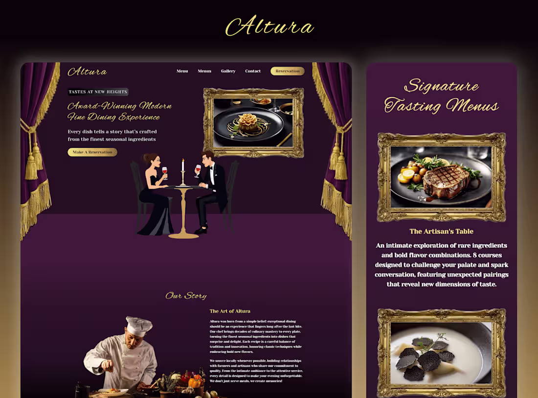 Cover image for Altura Fine Dining
