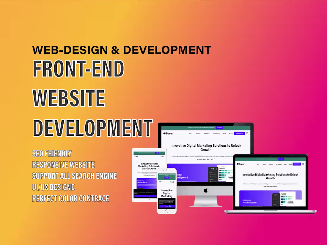 Cover image for Front-End Web Development