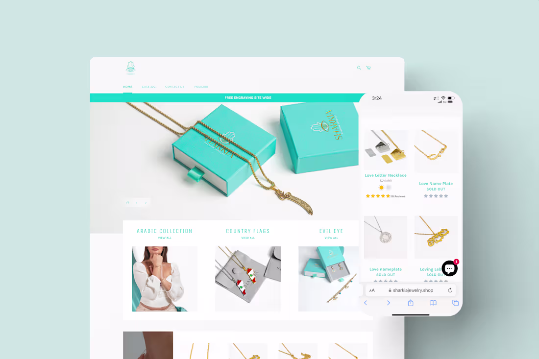 Cover image for Customizable Jewelry Website