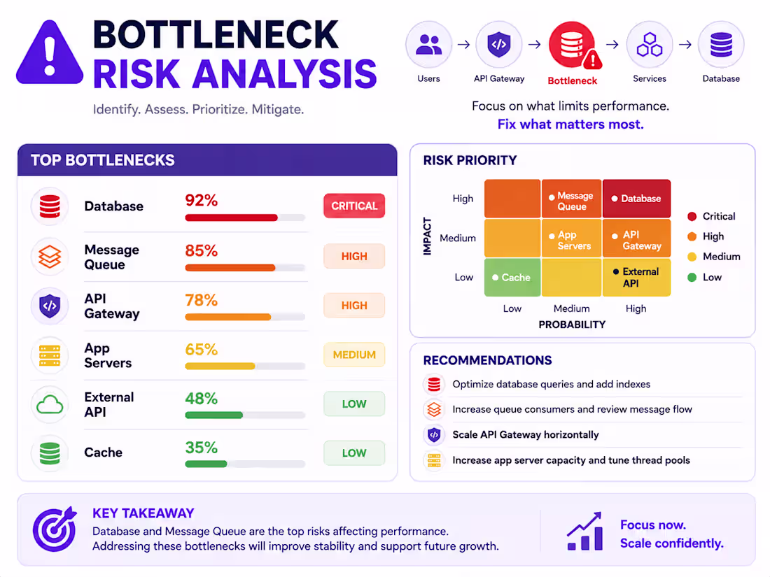 Cover image for Bottleneck risk assessment for a