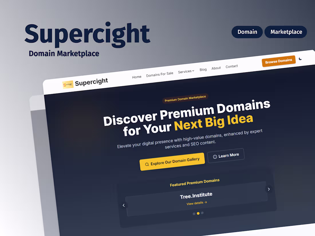 Cover image for Supercight - Full-featured marketplace with