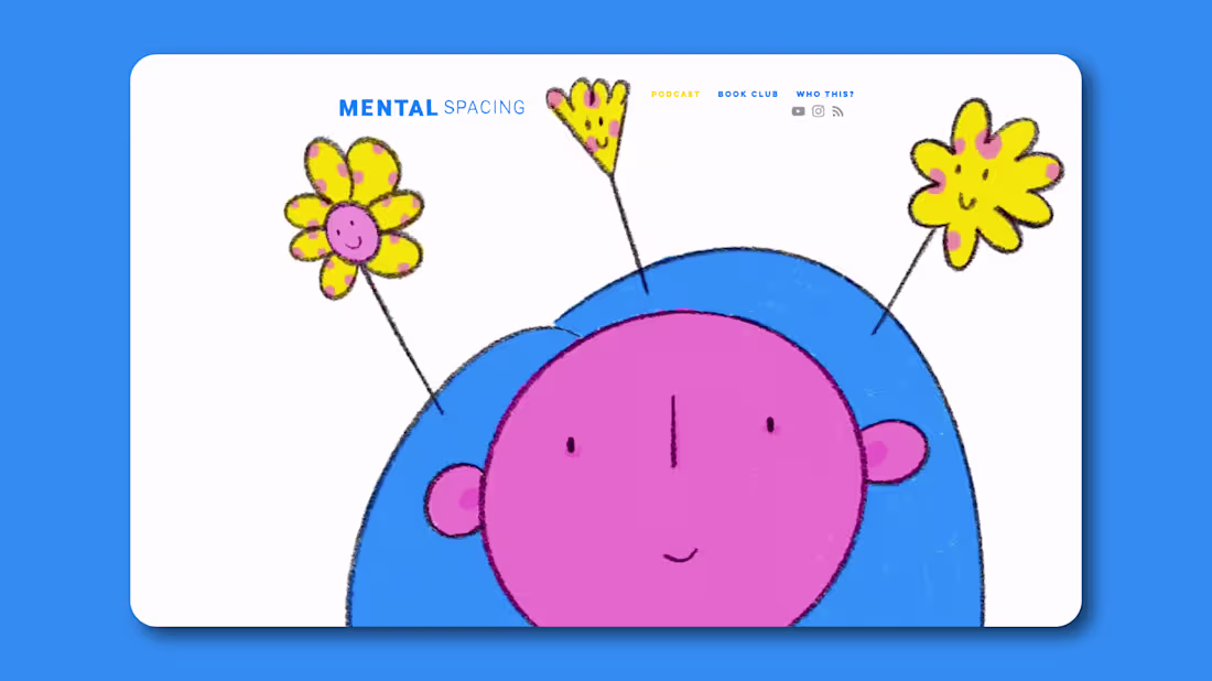 Cover image for Landing page website_ Mental Spacing Podcast