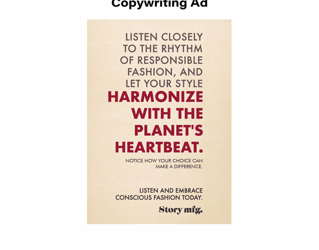 Cover image for Copywriting Ad Assignment 2023 | Behance