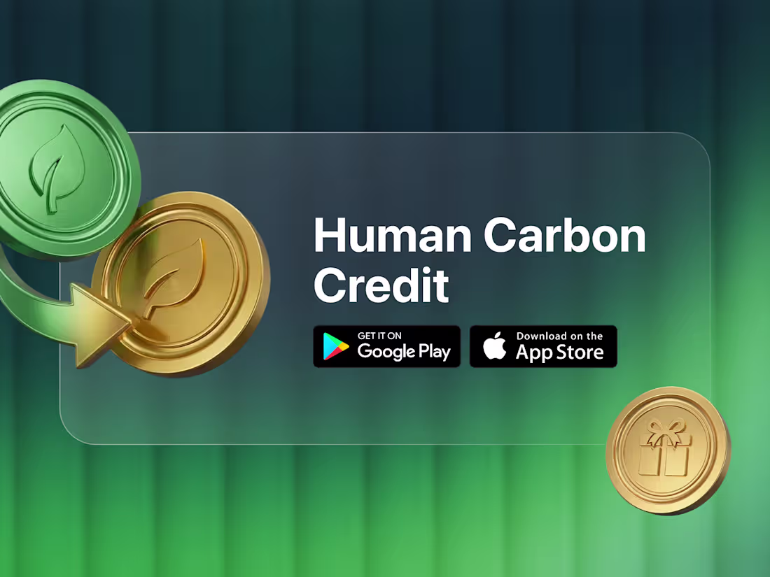 Cover image for Human Carbon Credit — App UX/UI Design