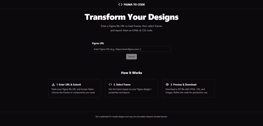 Cover image for Figma to Code Convertor
